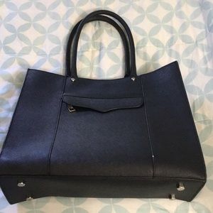 Rebecca Minkoff medium sized black leather tote